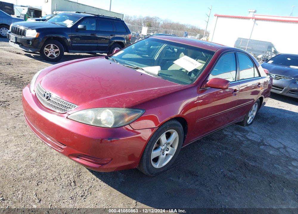 2002 TOYOTA CAMRY SE VIN: JTDBE32K920005422
