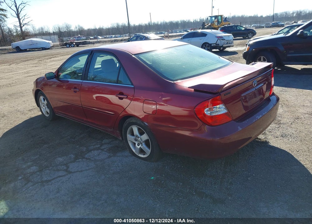 2002 TOYOTA CAMRY SE VIN: JTDBE32K920005422