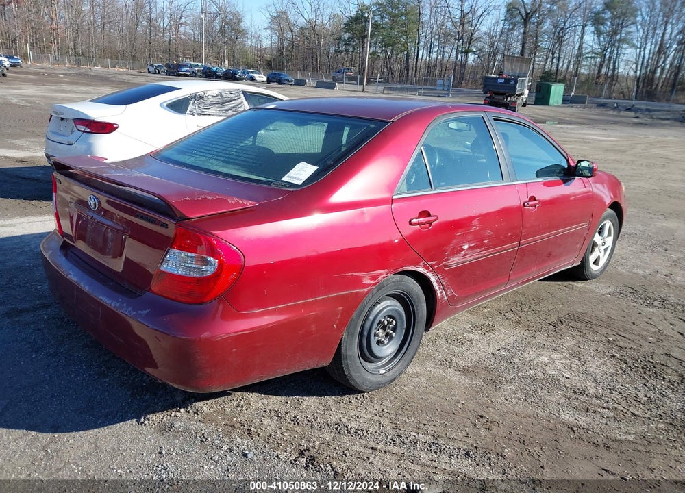 2002 TOYOTA CAMRY SE VIN: JTDBE32K920005422