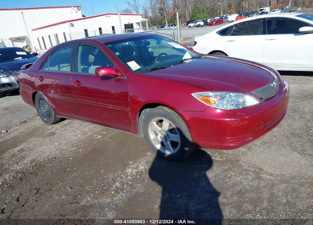 2002 TOYOTA CAMRY SE VIN: JTDBE32K920005422