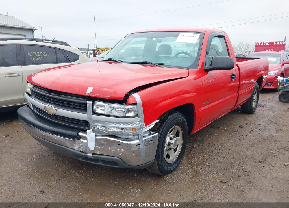 2002 CHEVROLET SILVERADO 1500 COMMERCIAL VIN: 1GCEC14W52Z167955