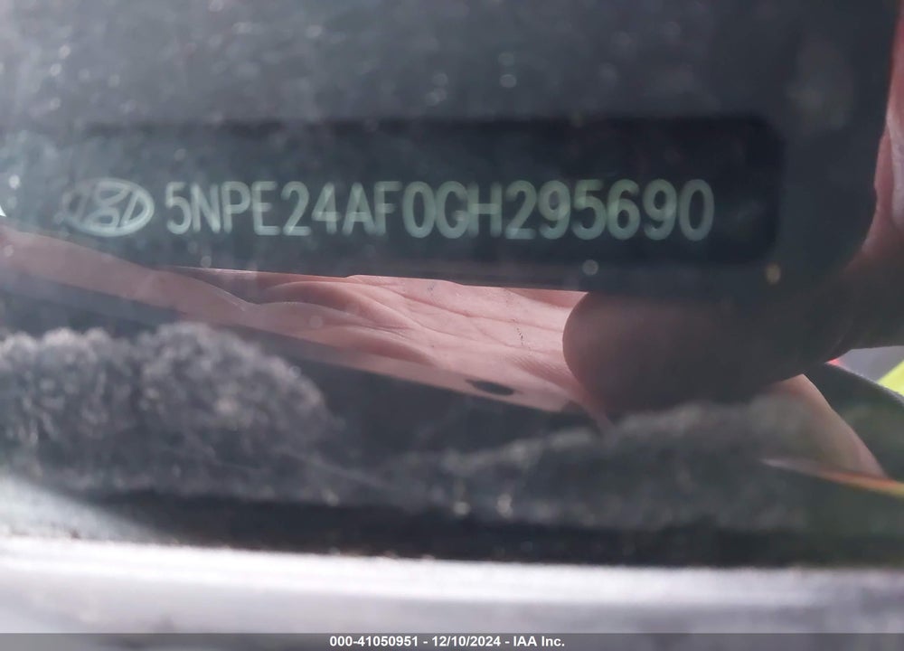 2016 HYUNDAI SONATA VIN: 5NPE24AF0GH295690