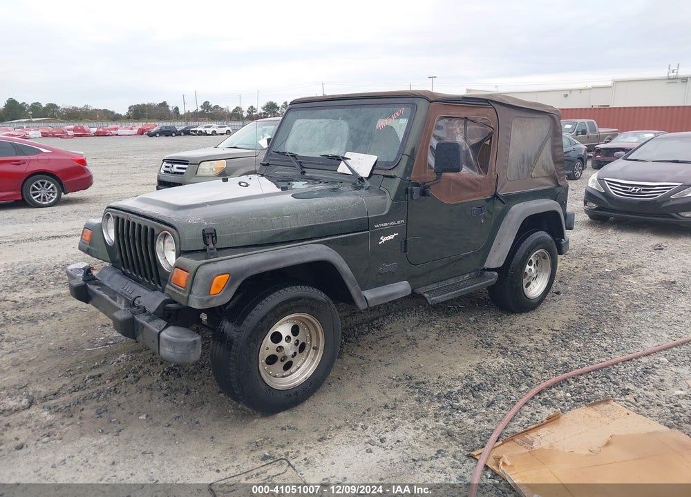 1998 JEEP WRANGLER SPORT VIN: 1J4FY19S6WP791125