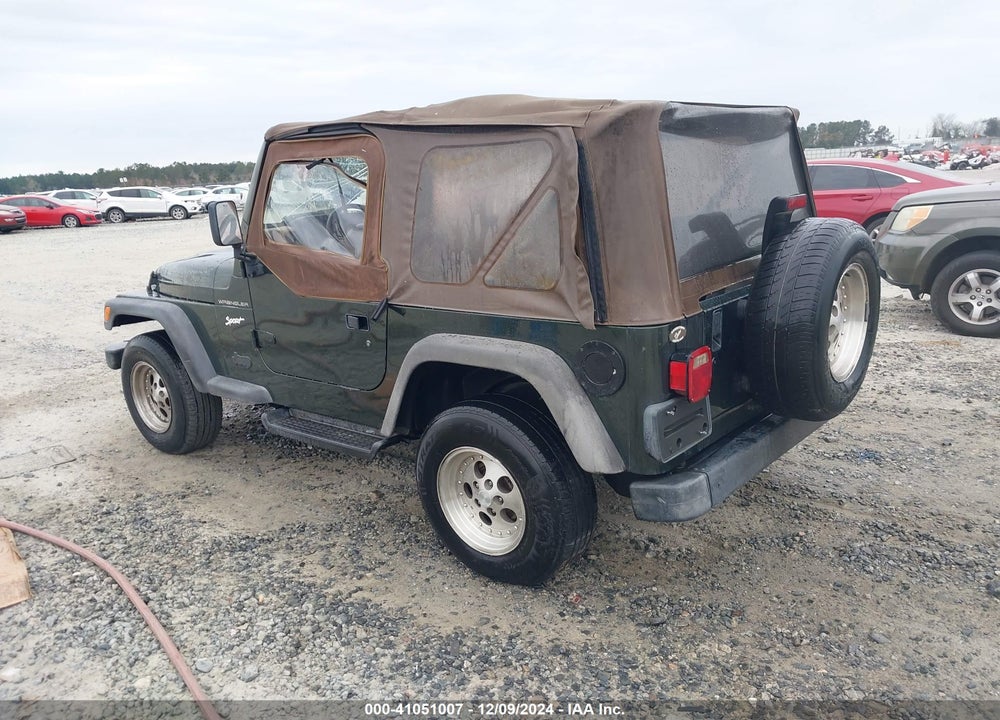 1998 JEEP WRANGLER SPORT VIN: 1J4FY19S6WP791125