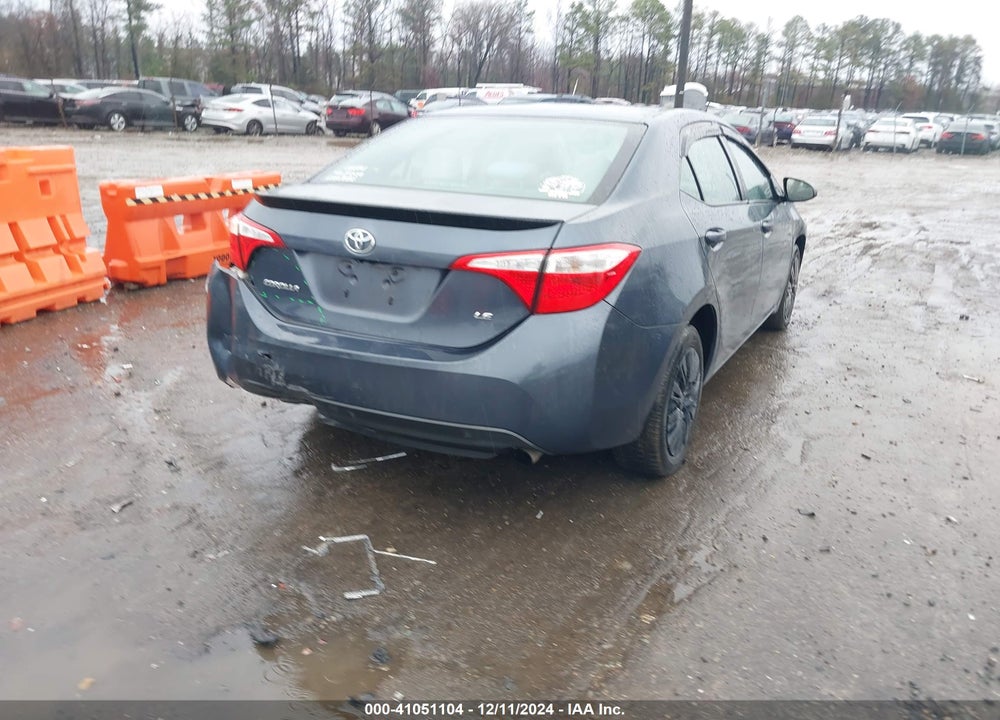2015 TOYOTA COROLLA LE VIN: 5YFBURHE3FP325872