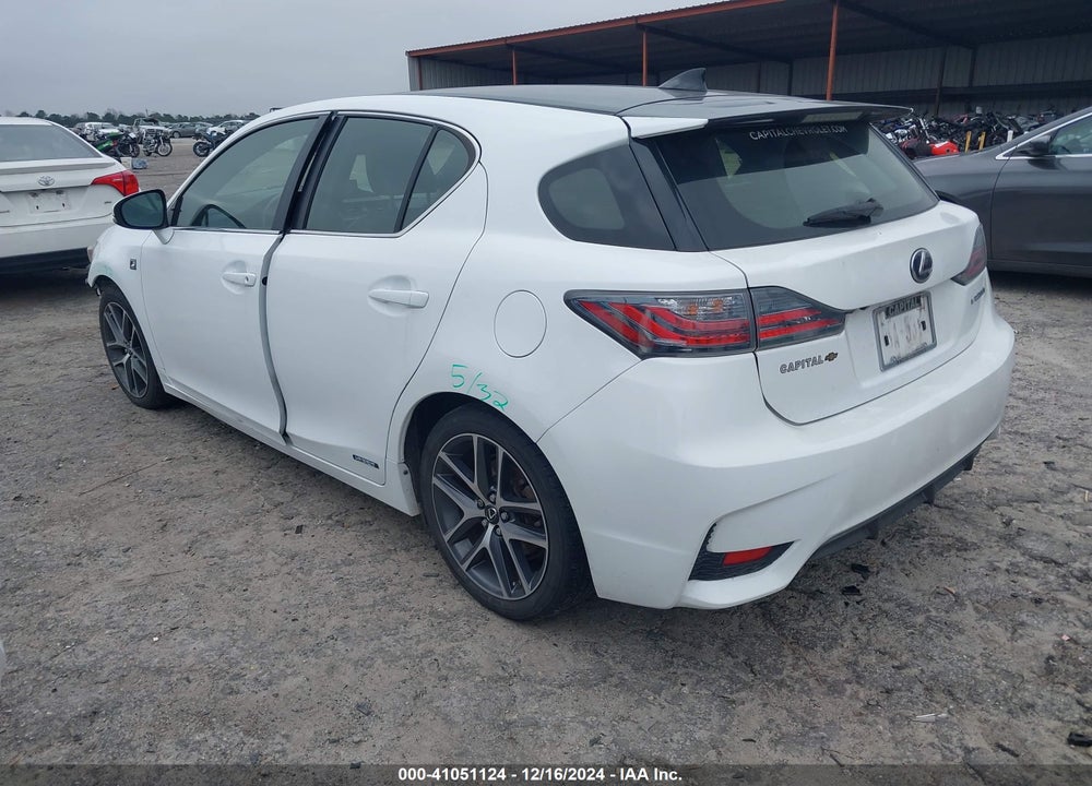 2014 LEXUS CT 200H VIN: JTHKD5BH1E2195761