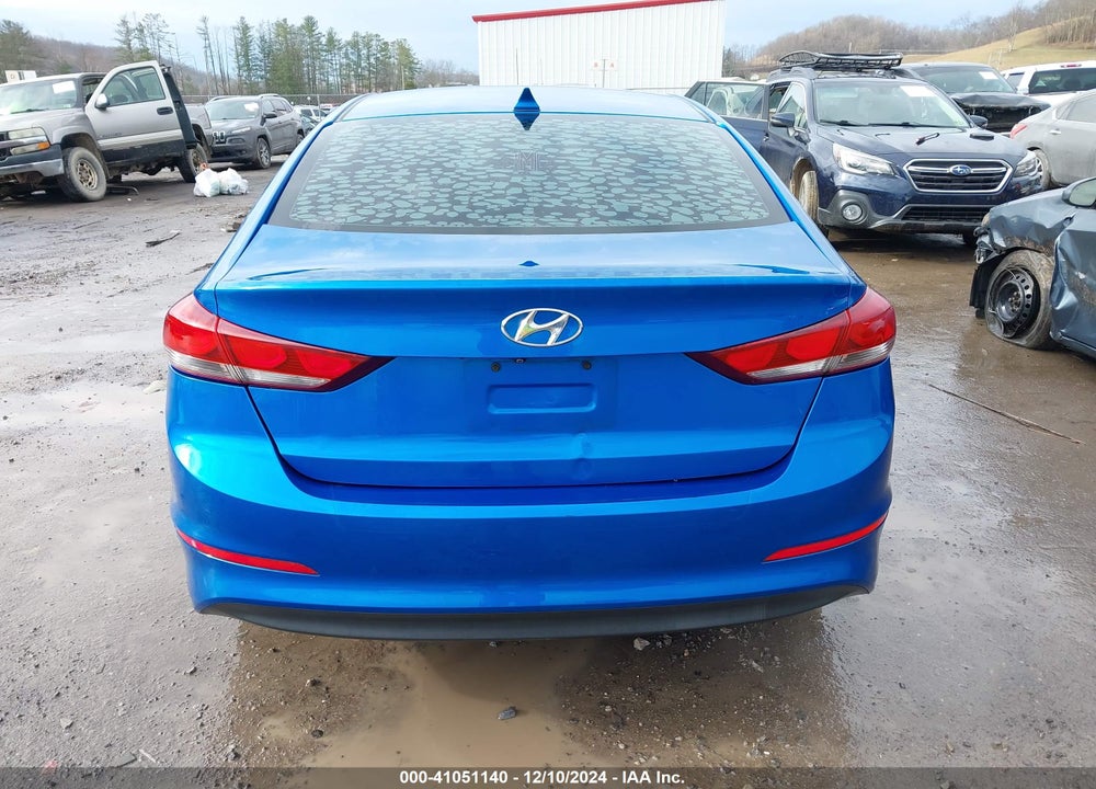 2017 HYUNDAI ELANTRA SE VIN: KMHD84LF6HU060656