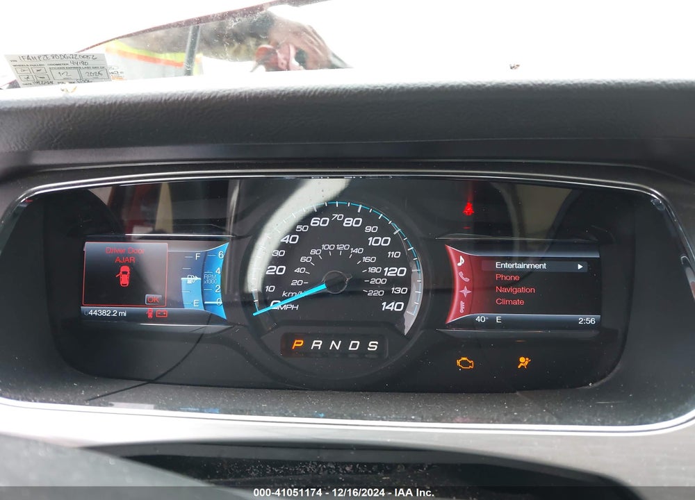 2013 FORD TAURUS SEL VIN: 1FAHP2E80DG220556