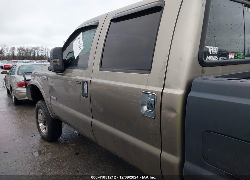 2005 FORD F-250 LARIAT/XL/XLT VIN: 1FTSW21P05EC16682
