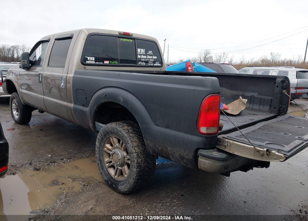 2005 FORD F-250 LARIAT/XL/XLT VIN: 1FTSW21P05EC16682