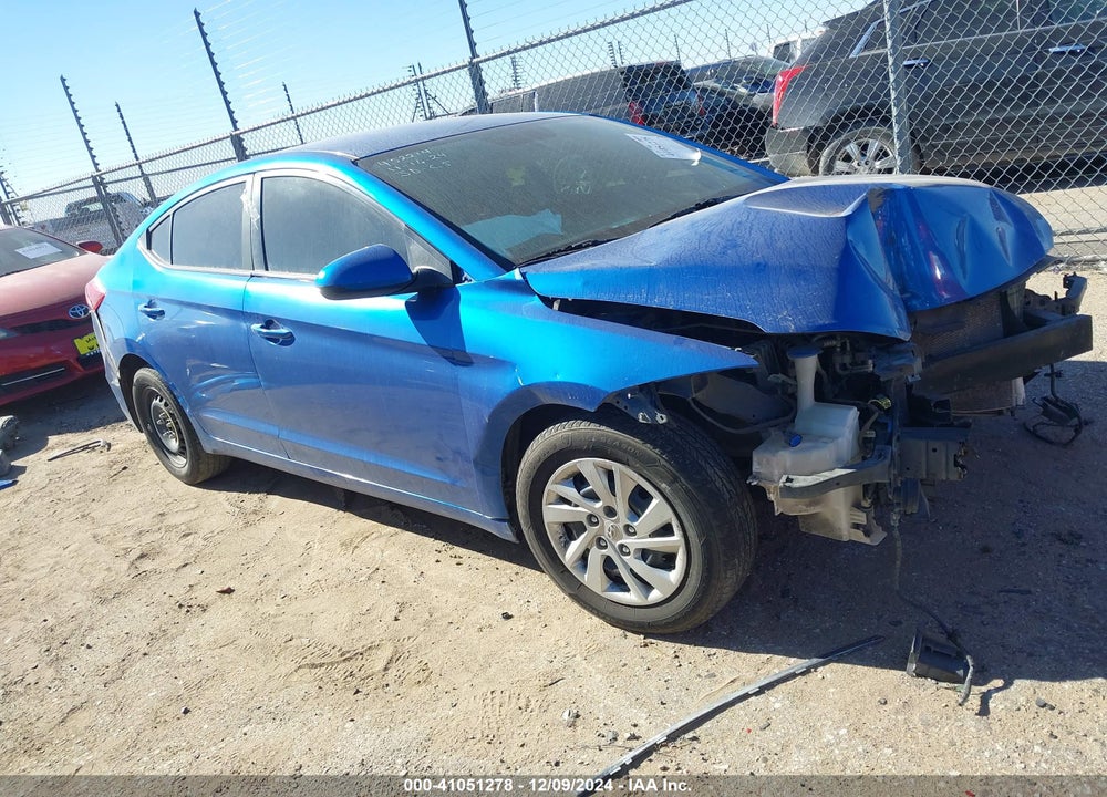 2018 HYUNDAI ELANTRA VIN: 5NPD74LFXJH313775