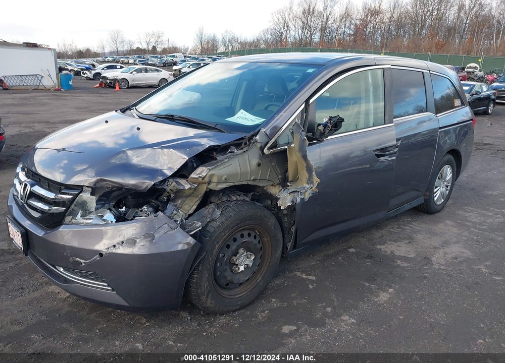 2015 HONDA ODYSSEY LX VIN: 5FNRL5H24FB115924