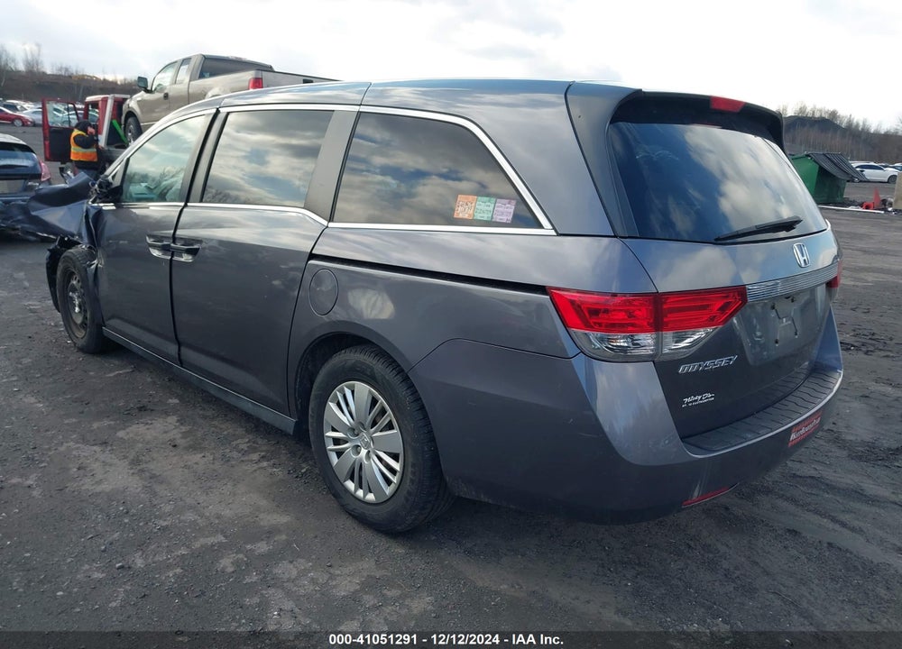 2015 HONDA ODYSSEY LX VIN: 5FNRL5H24FB115924