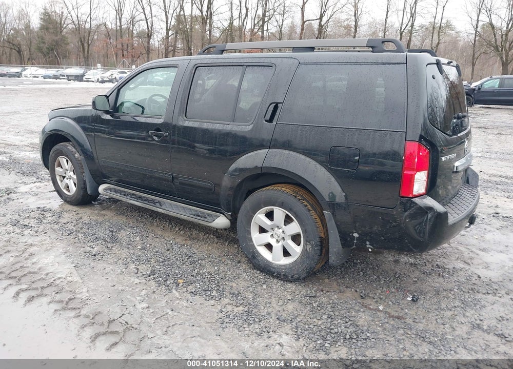 2009 NISSAN PATHFINDER SE VIN: 5N1AR18B79C613875
