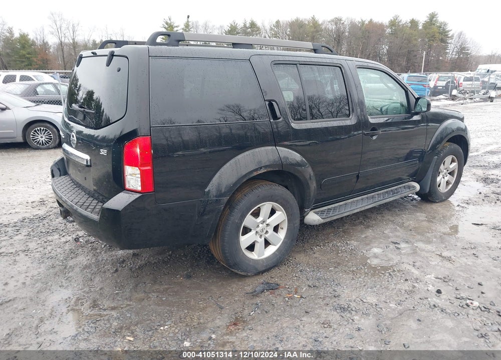2009 NISSAN PATHFINDER SE VIN: 5N1AR18B79C613875