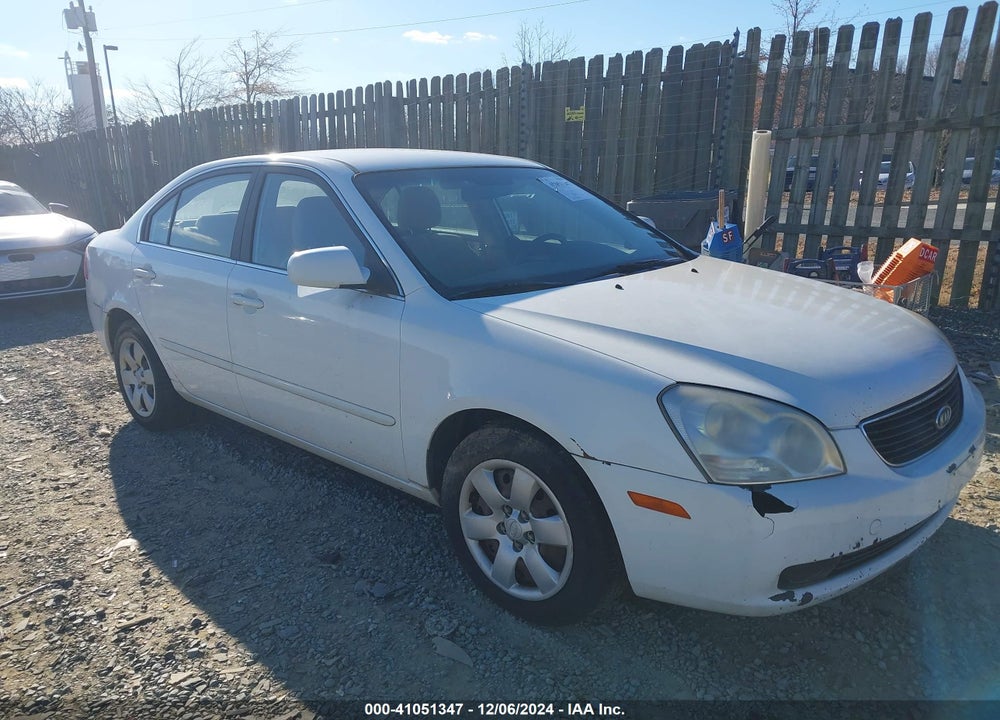 2007 KIA OPTIMA LX VIN: KNAGE123375117143