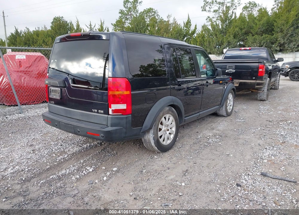 2006 LAND ROVER LR3 V8 SE VIN: SALAE25486A396929