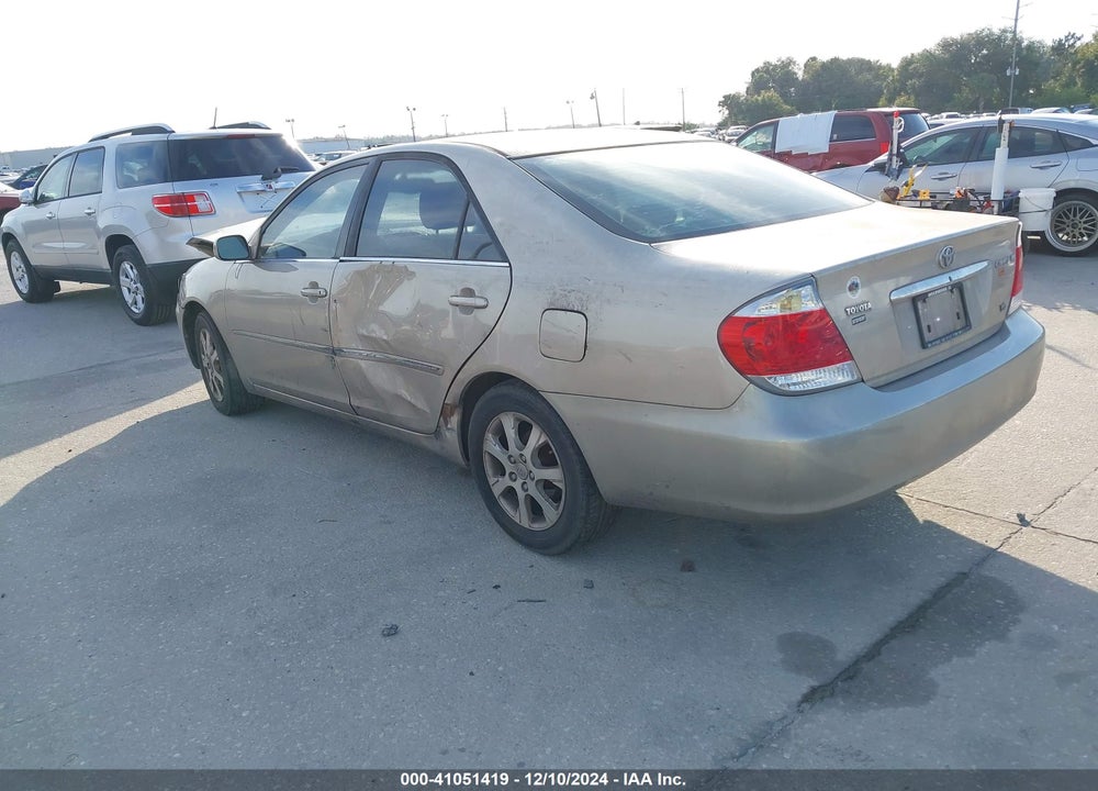 2005 TOYOTA CAMRY XLE V6 VIN: 4T1BF32K55U596662