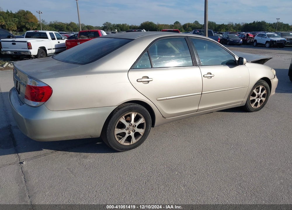 2005 TOYOTA CAMRY XLE V6 VIN: 4T1BF32K55U596662