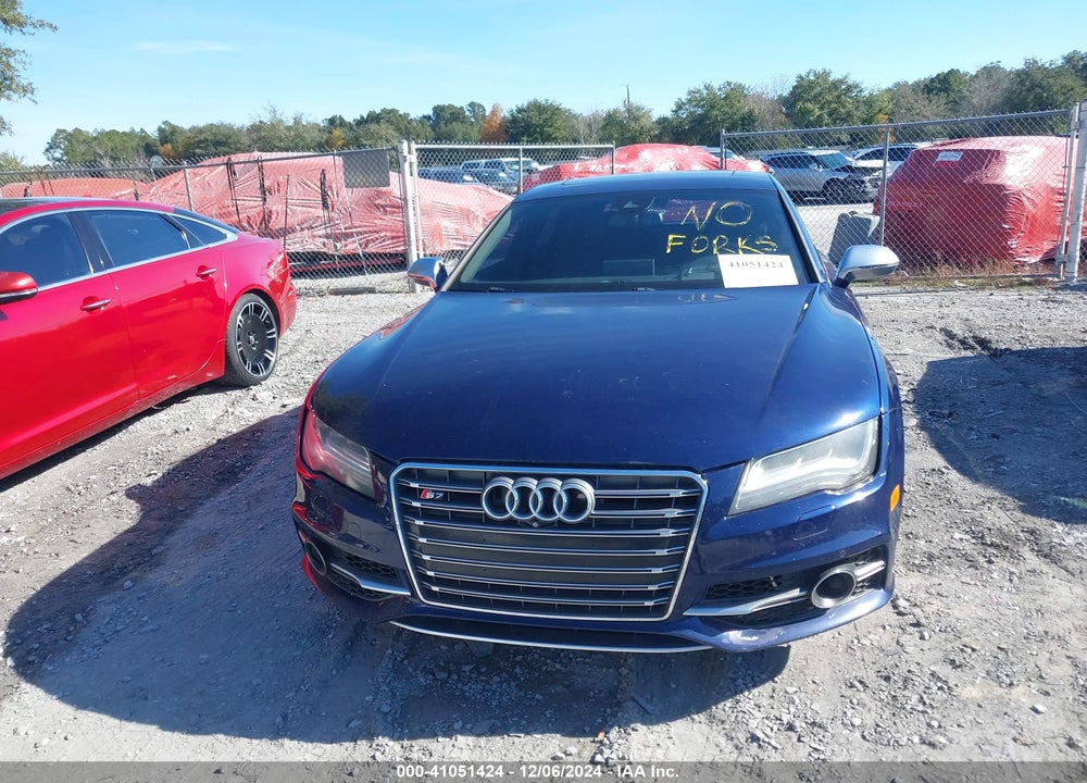 2013 AUDI S7 4.0T PRESTIGE VIN: WAU32AFC5DN031040