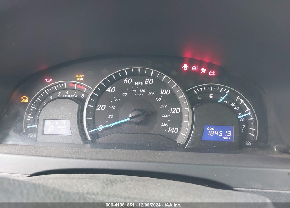 2012 TOYOTA CAMRY LE VIN: 4T1BF1FK2CU532106