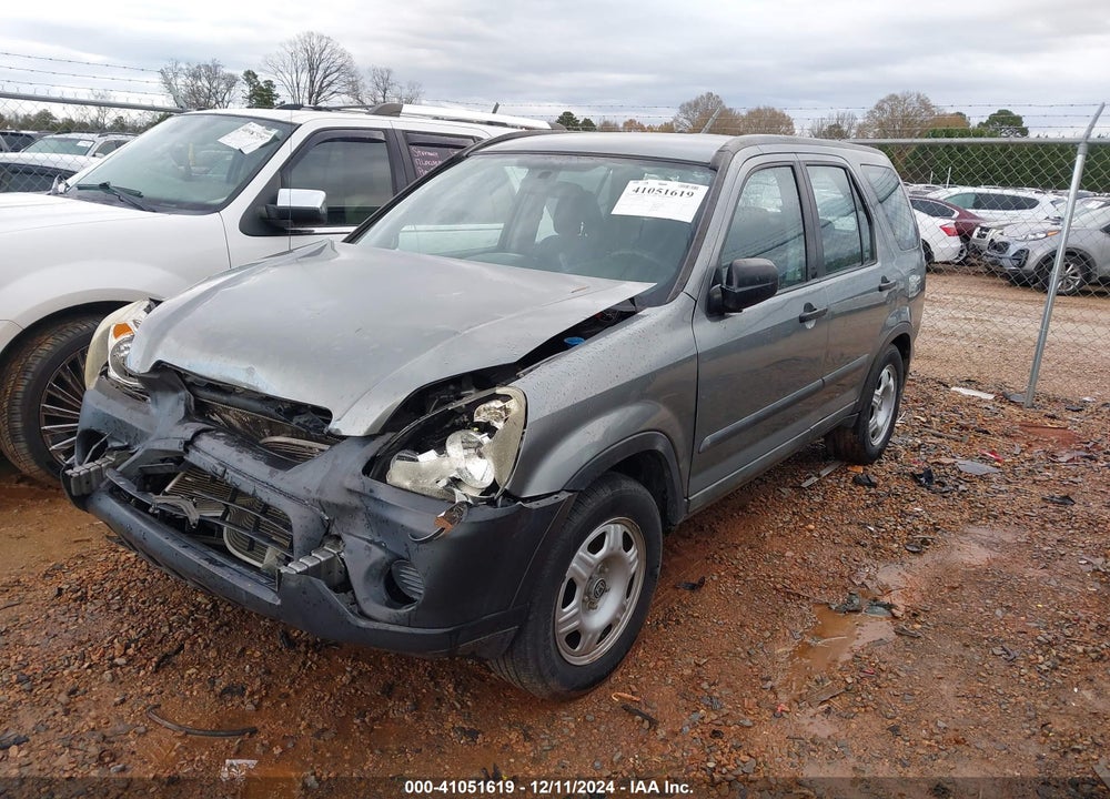 2006 HONDA CR-V LX VIN: SHSRD68596U401628