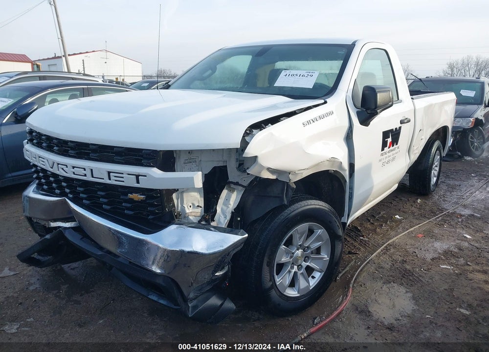 2020 CHEVROLET SILVERADO 1500 2WD LONG BED WT VIN: 3GCNWAEF6LG262192