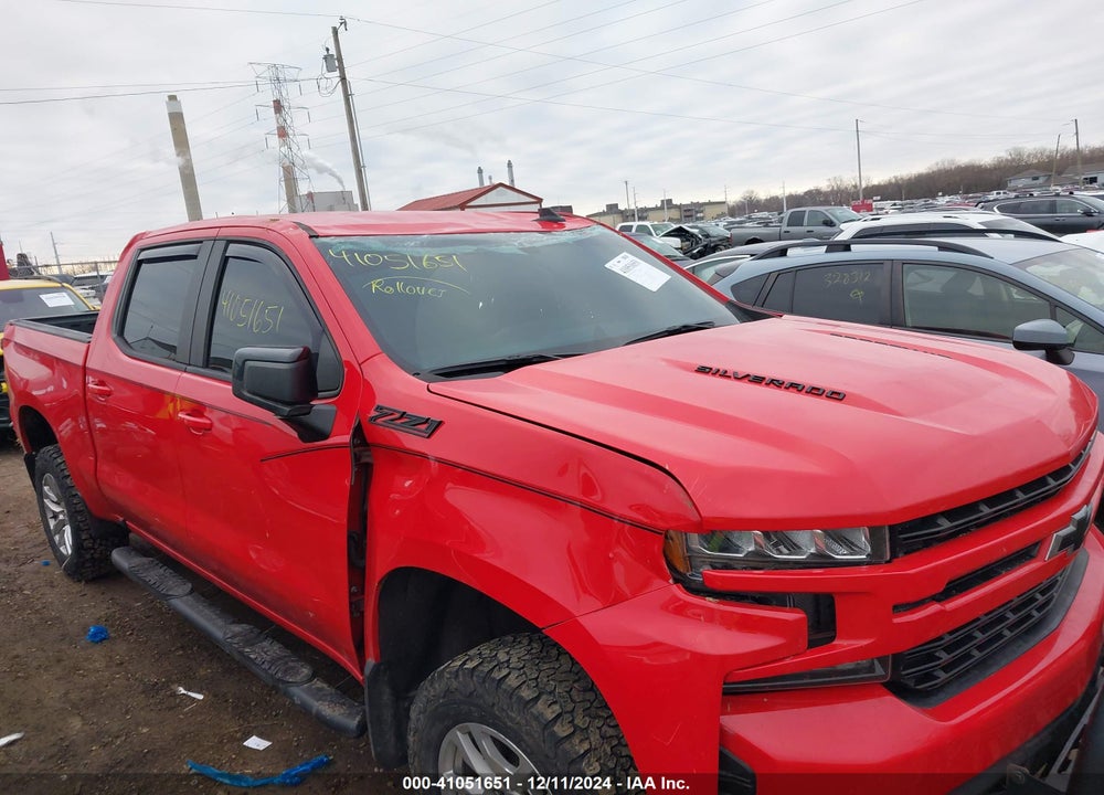 2020 CHEVROLET SILVERADO 1500 4WD SHORT BED RST VIN: 3GCUYEED9LG139837