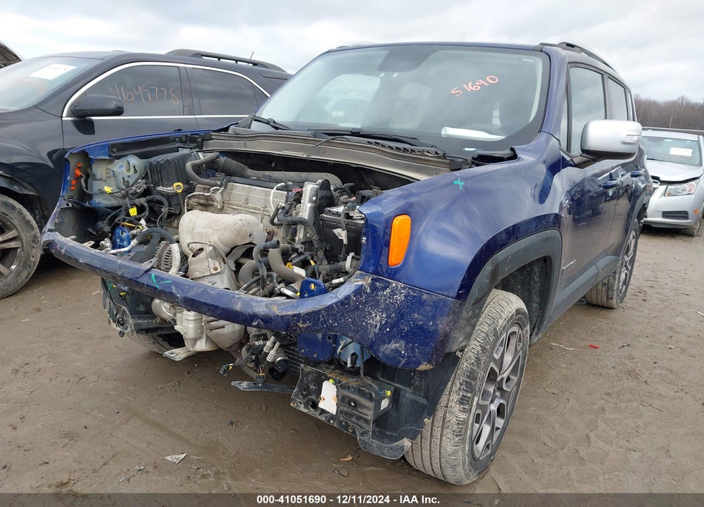 2017 JEEP RENEGADE LIMITED 4X4 VIN: ZACCJBDB9HPE70616
