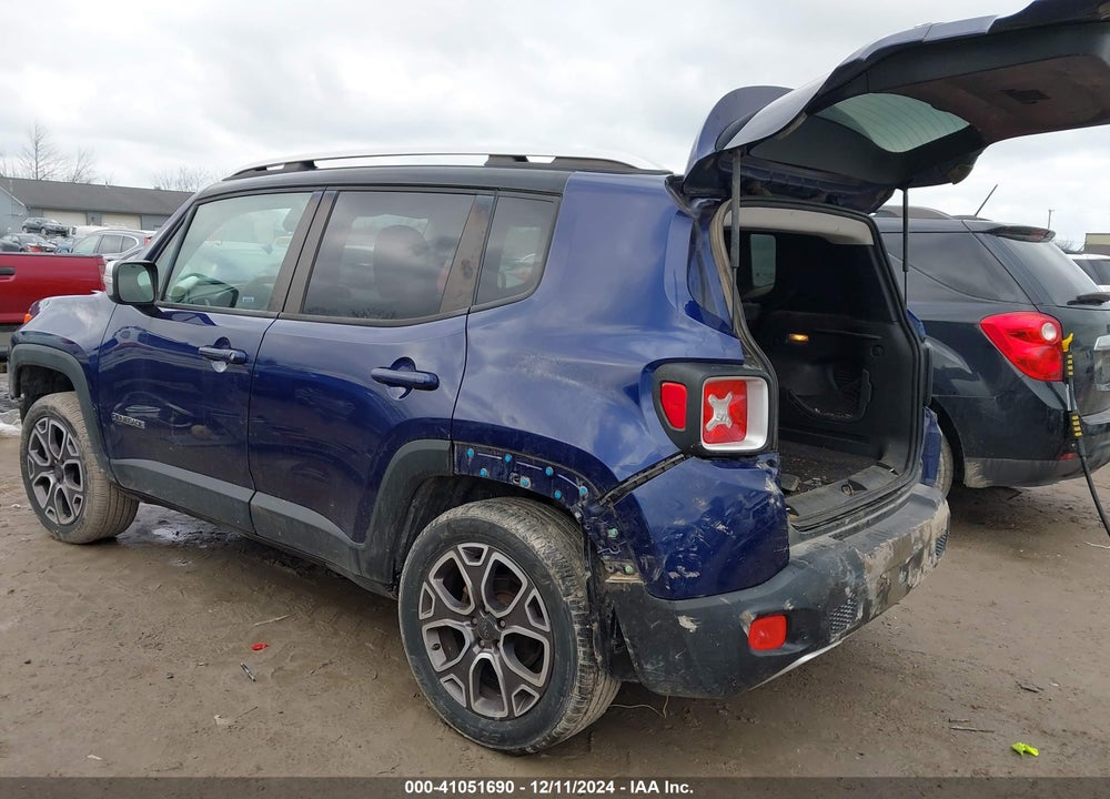 2017 JEEP RENEGADE LIMITED 4X4 VIN: ZACCJBDB9HPE70616