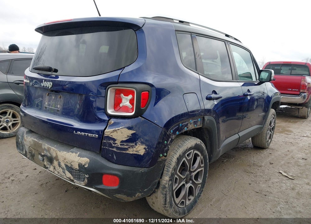 2017 JEEP RENEGADE LIMITED 4X4 VIN: ZACCJBDB9HPE70616