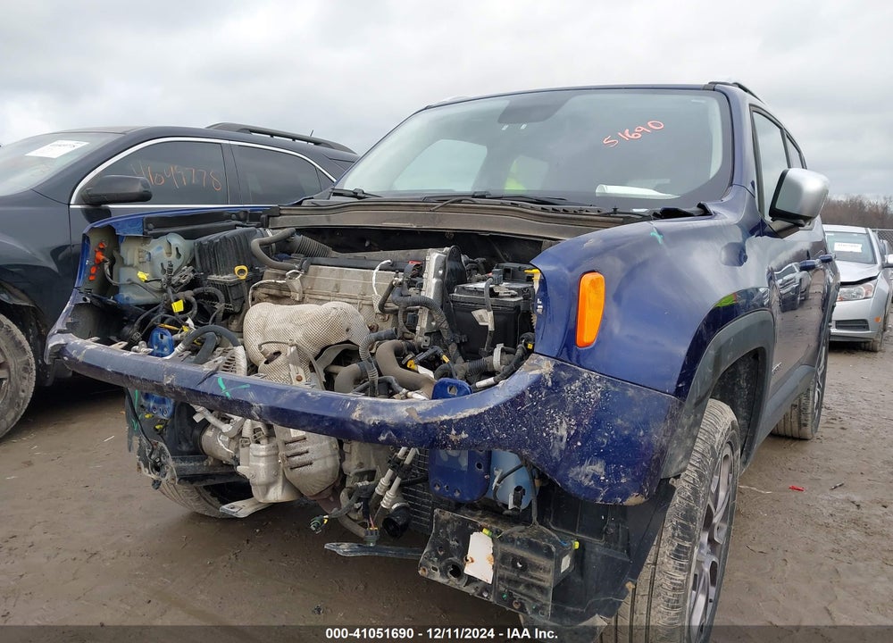 2017 JEEP RENEGADE LIMITED 4X4 VIN: ZACCJBDB9HPE70616
