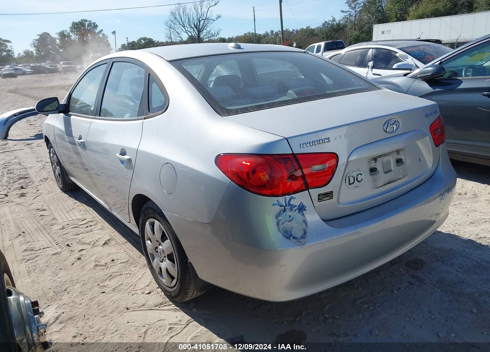 2009 HYUNDAI ELANTRA GLS VIN: KMHDU46D29U590436