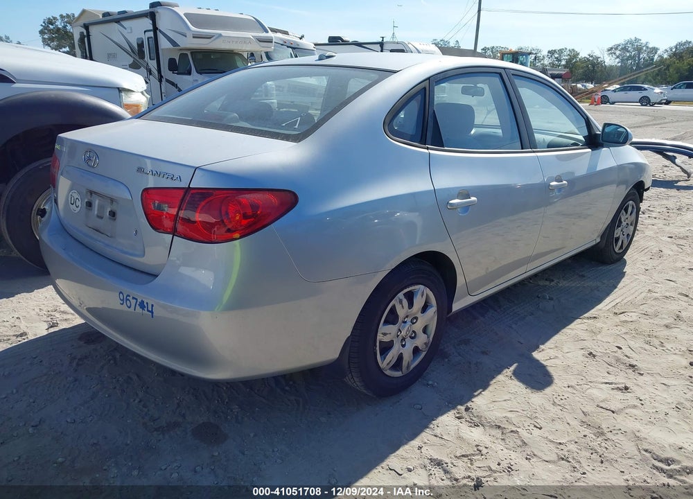 2009 HYUNDAI ELANTRA GLS VIN: KMHDU46D29U590436