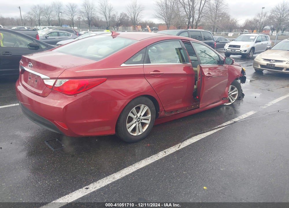 2014 HYUNDAI SONATA GLS VIN: 5NPEB4ACXEH863396