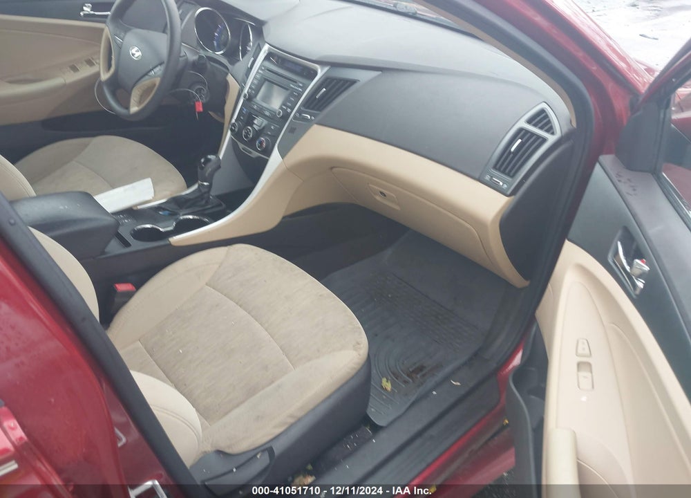 2014 HYUNDAI SONATA GLS VIN: 5NPEB4ACXEH863396