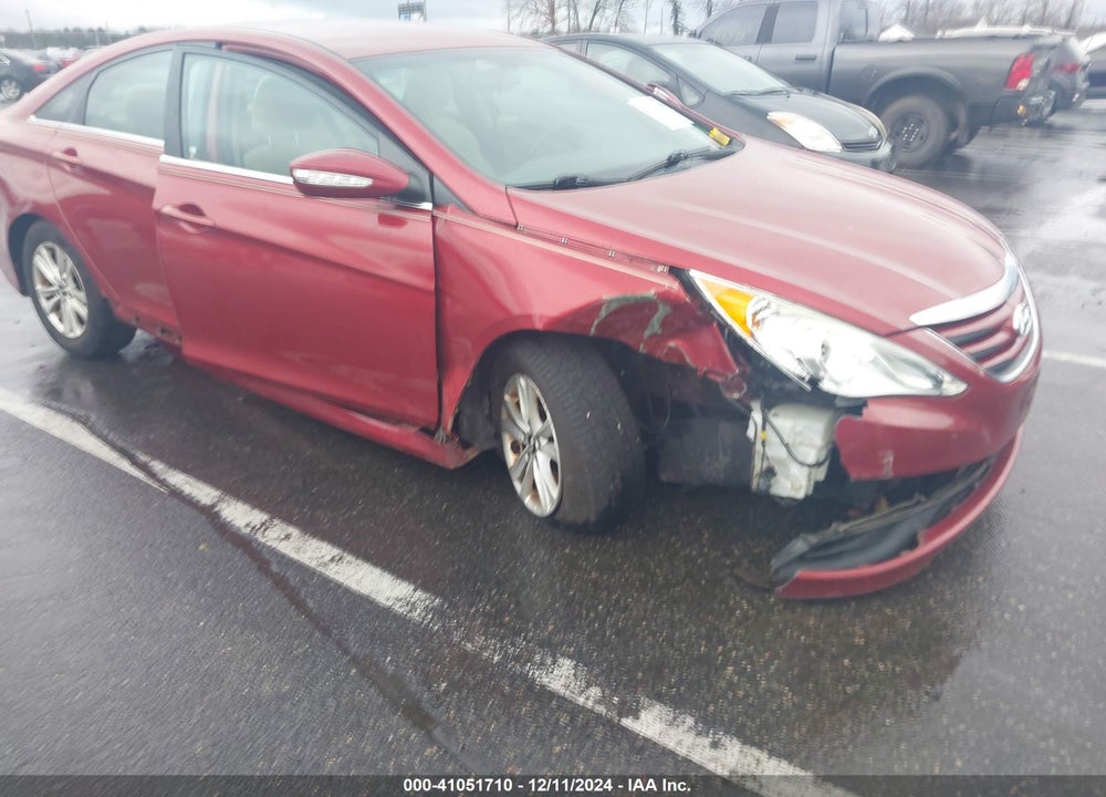 2014 HYUNDAI SONATA GLS VIN: 5NPEB4ACXEH863396
