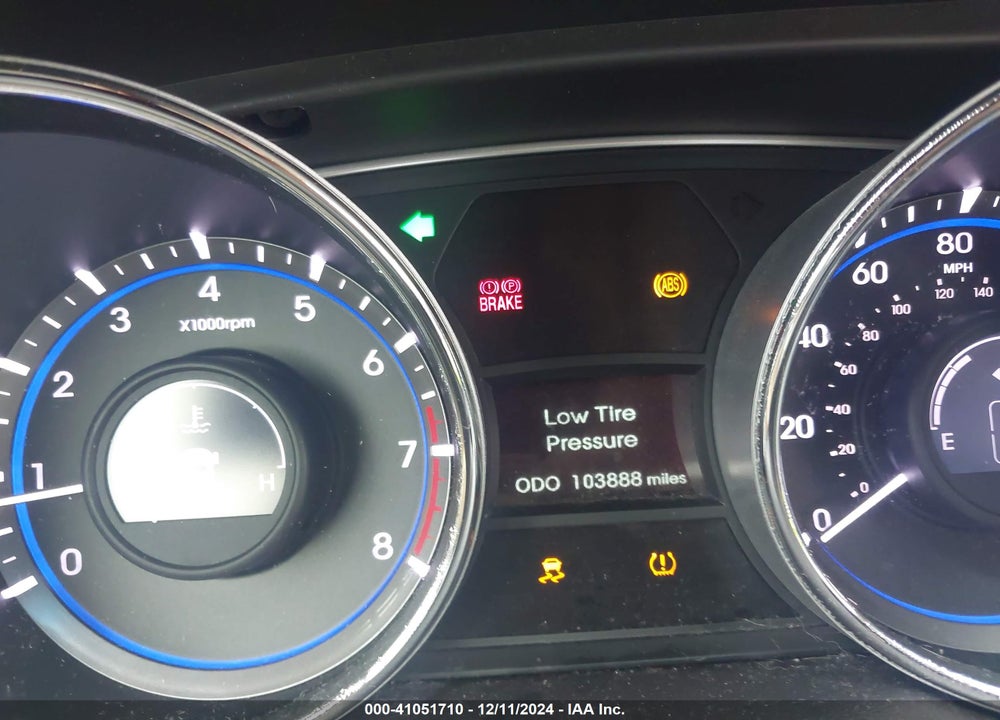 2014 HYUNDAI SONATA GLS VIN: 5NPEB4ACXEH863396