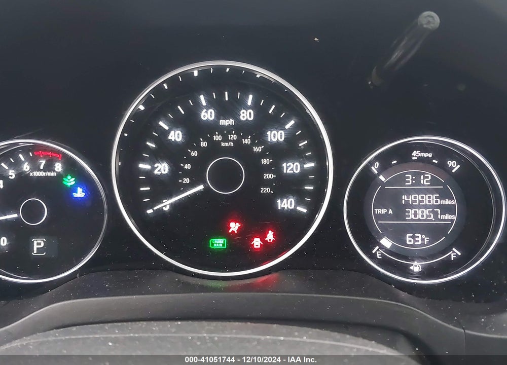 2016 HONDA HR-V EX VIN: 3CZRU6H57GM748941