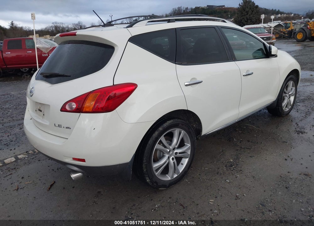 2010 NISSAN MURANO LE VIN: JN8AZ1MW7AW105202
