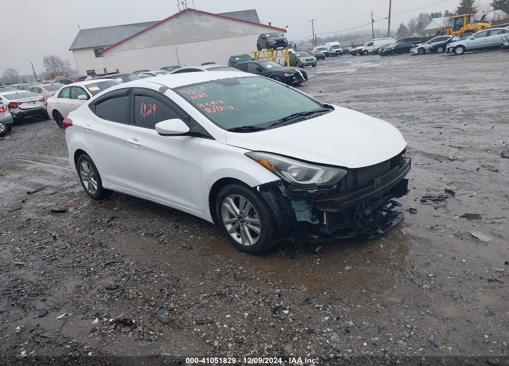2016 HYUNDAI ELANTRA SE VIN: 5NPDH4AE3GH722135