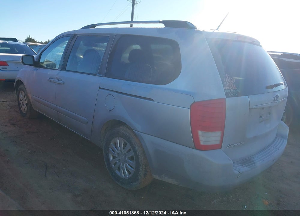 2011 KIA SEDONA LX VIN: KNDMG4C72B6366832