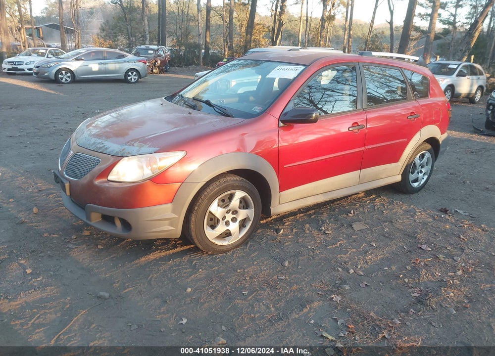 2008 PONTIAC VIBE VIN: 5Y2SL65848Z421437