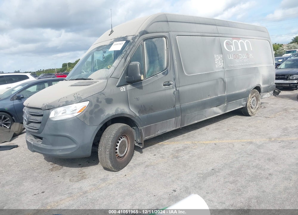 2022 MERCEDES-BENZ SPRINTER 2500 HIGH ROOF I4 VIN: W1Y40CHY7NT090035