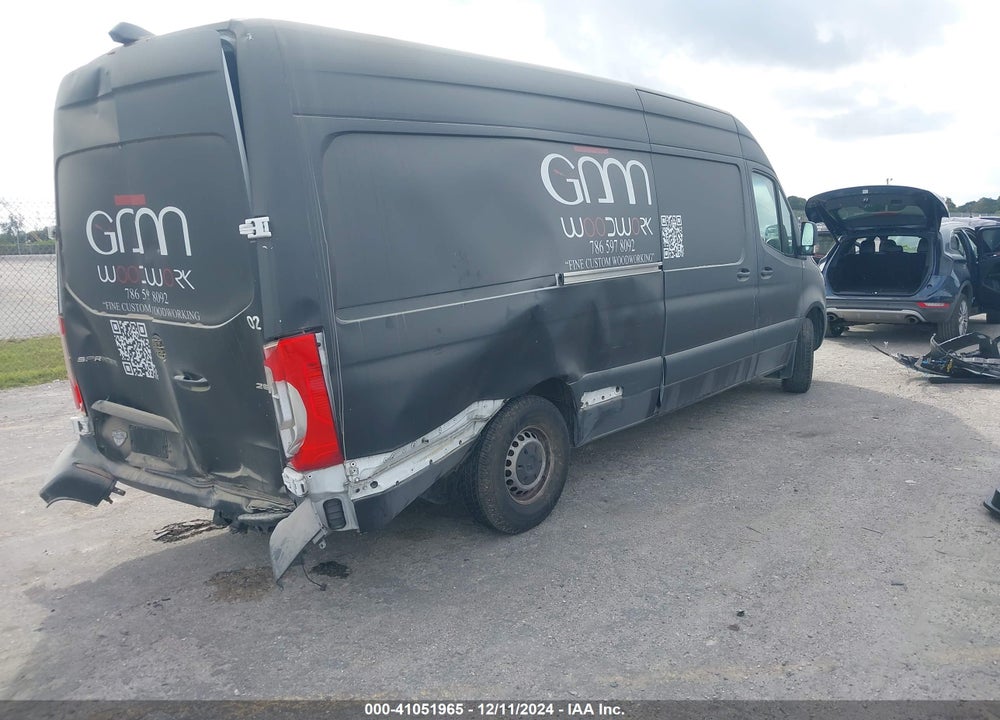 2022 MERCEDES-BENZ SPRINTER 2500 HIGH ROOF I4 VIN: W1Y40CHY7NT090035