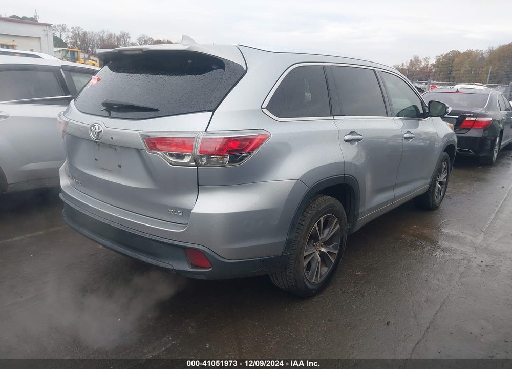 2016 TOYOTA HIGHLANDER XLE V6 VIN: 5TDKKRFH7GS178600