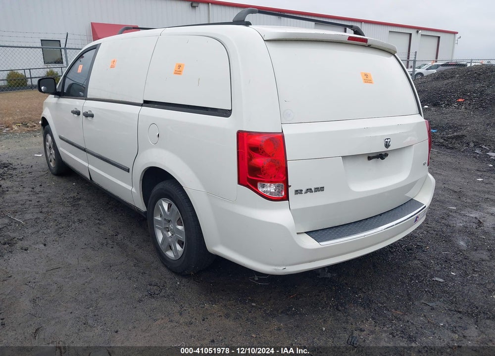 2013 RAM CARGO TRADESMAN VIN: 2C4JRGAG0DR694358