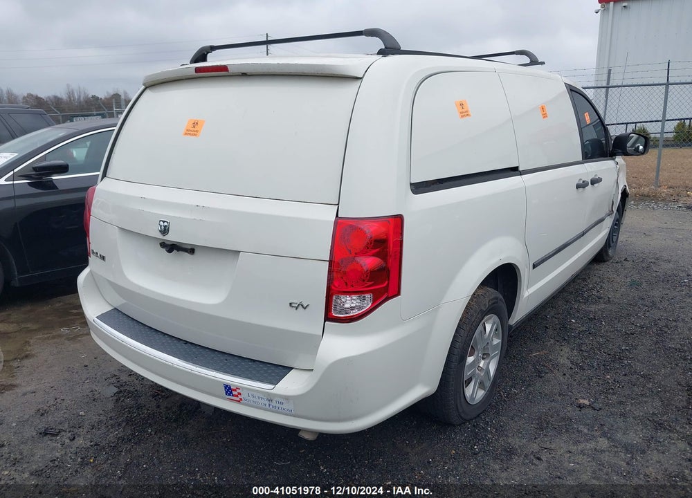 2013 RAM CARGO TRADESMAN VIN: 2C4JRGAG0DR694358