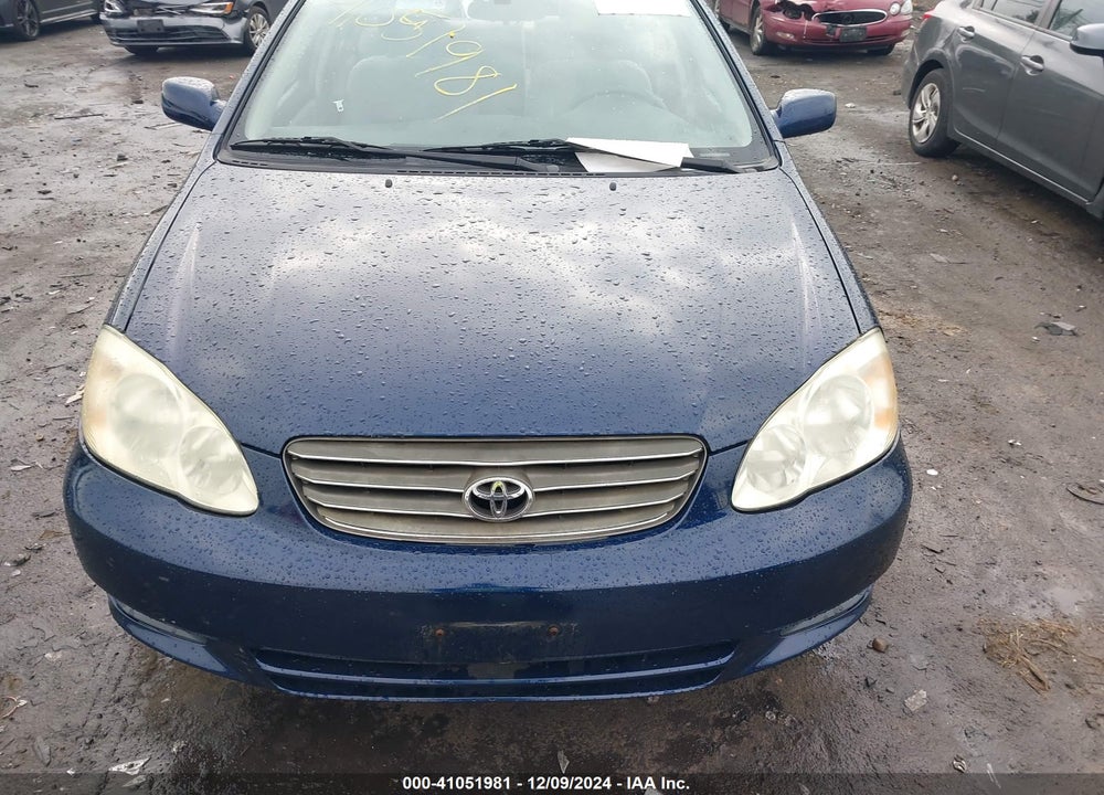 2003 TOYOTA COROLLA LE VIN: 1NXBR38E23Z098960
