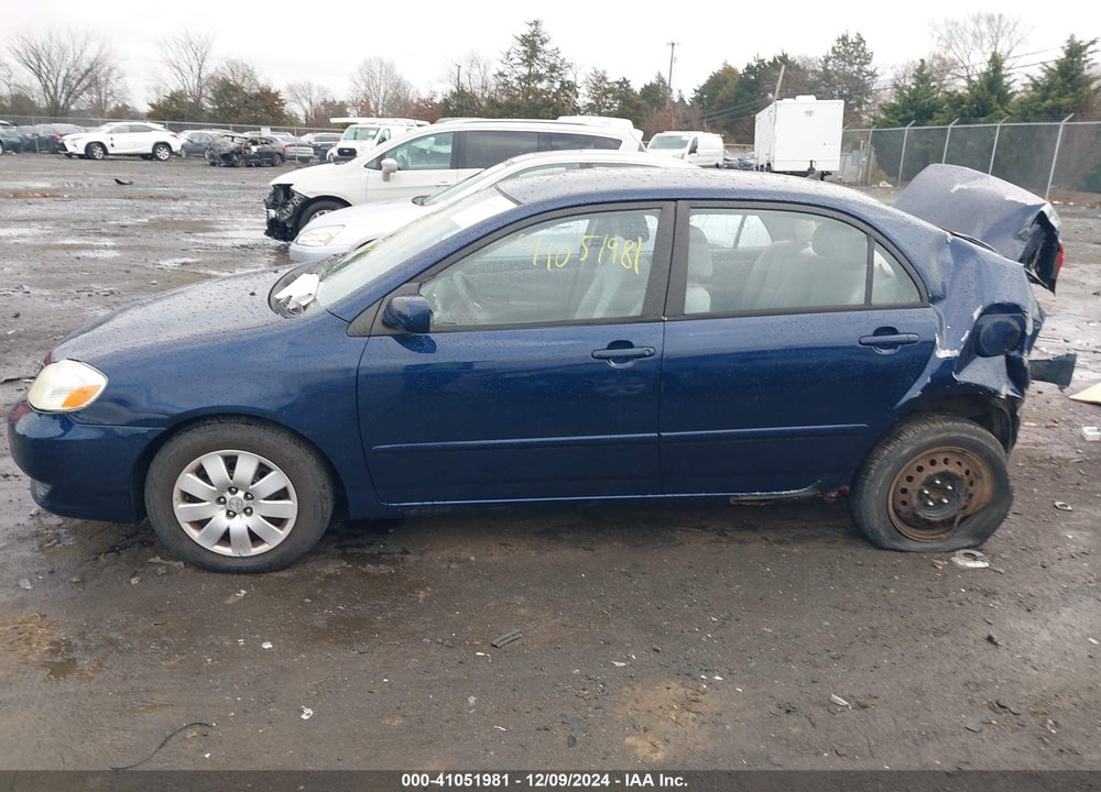 2003 TOYOTA COROLLA LE VIN: 1NXBR38E23Z098960